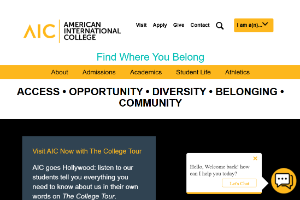 American International College Website
