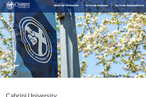 Cabrini University Website