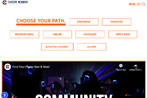 Carson-Newman University Website