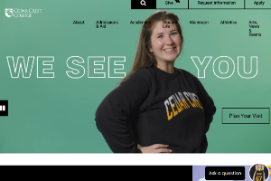 Cedar Crest College Website