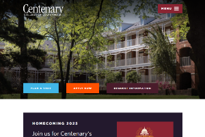 Centenary College of Louisiana Website