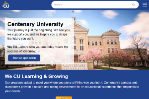 Centenary University Website