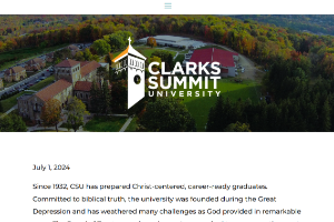 Clarks Summit University Website