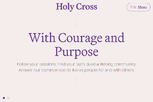 College of the Holy Cross Website