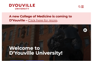 D'Youville University Website