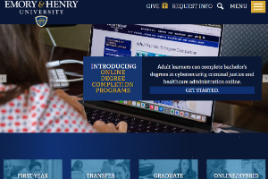 Emory and Henry College Website