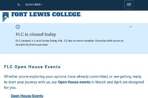 Fort Lewis College Website