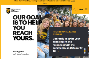 Framingham State University Website