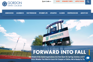Gordon State College Website