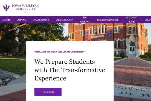 Iowa Wesleyan University Website