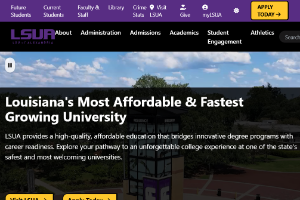 Louisiana State University Alexandria Website