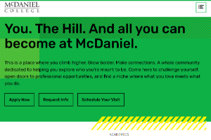 McDaniel College Website