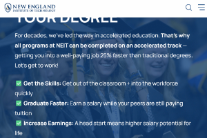 New England Institute of Technology Website