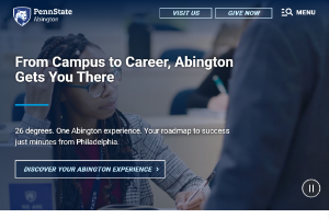 Penn State Abington Website