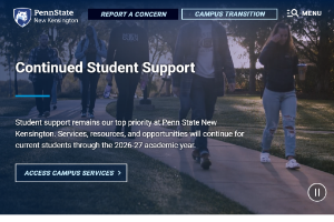 Penn State New Kensington Website