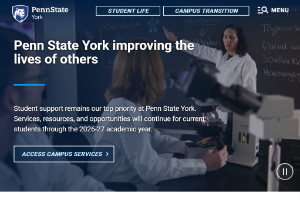 Penn State York  Website