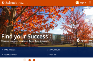 Salem State University Website
