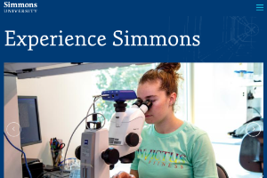 Simmons University Website
