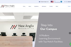 New Anglia University Website