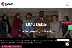 De Montfort University Dubai Website