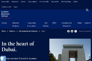London Business School – Dubai Campus Website