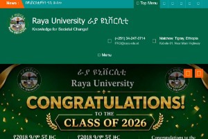 Raya University Website