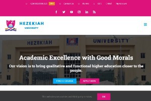 Hezekiah University Website