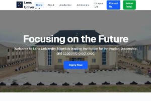 Lens University Website