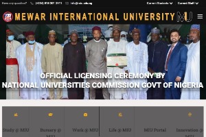 Mewar International University Website