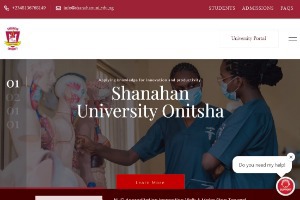 Shanahan University Website