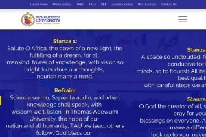 Thomas Adewumi University Website