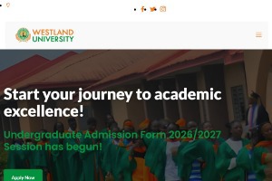 Westland University Website