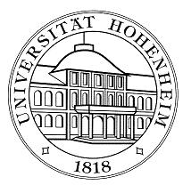 University of Hohenheim Logo University of Hohenheim Logo