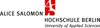 Alice Salomon University of Applied Sciences, Berlin Logo Alice Salomon University of Applied Sciences, Berlin Logo