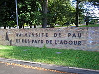 University of Pau and Pays de l'Adour Logo