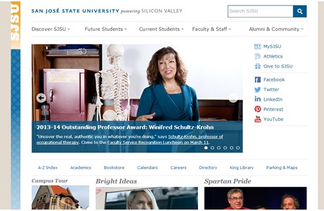 San José State University Website