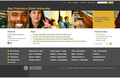 San Francisco State University Website