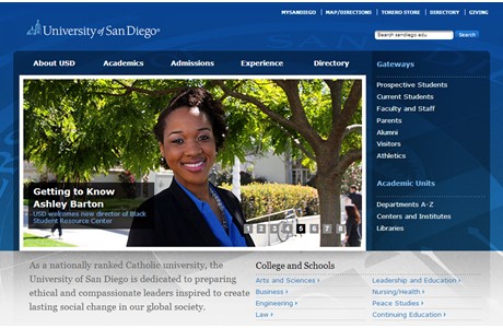 University of San Diego Website