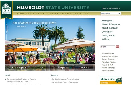 Humboldt State University Website