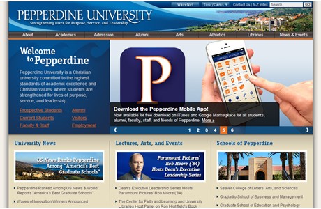 Pepperdine University Website