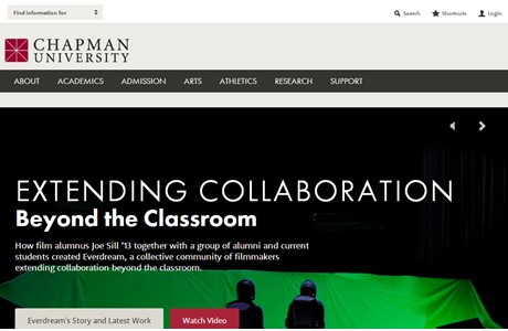 Chapman University Website