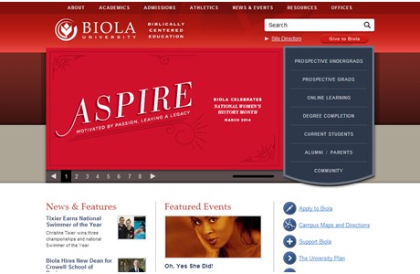 Biola University Website