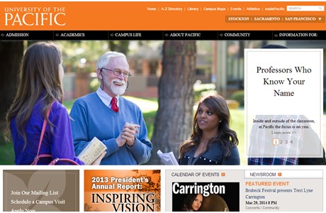 University of the Pacific Website