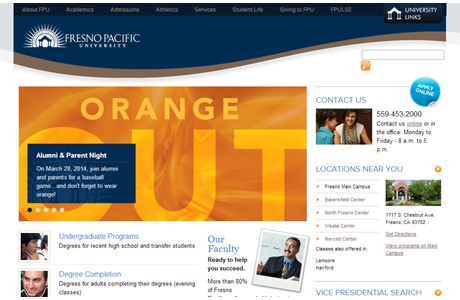 Fresno Pacific University Website
