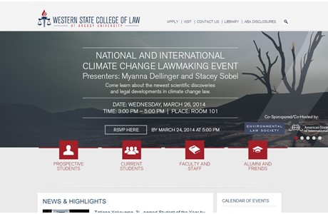 Western State College of Law at Argosy University Website