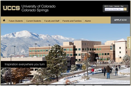 University of Colorado at Colorado Springs Website