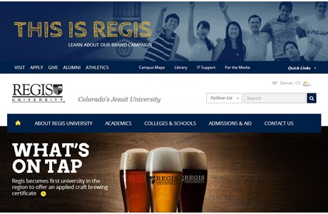 Regis University Website