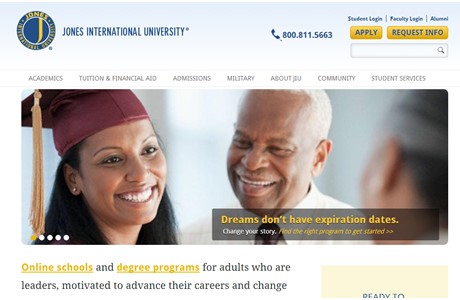 Jones International University Website