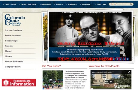 Colorado State University Pueblo Website