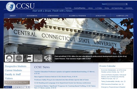 Central Connecticut State University Website